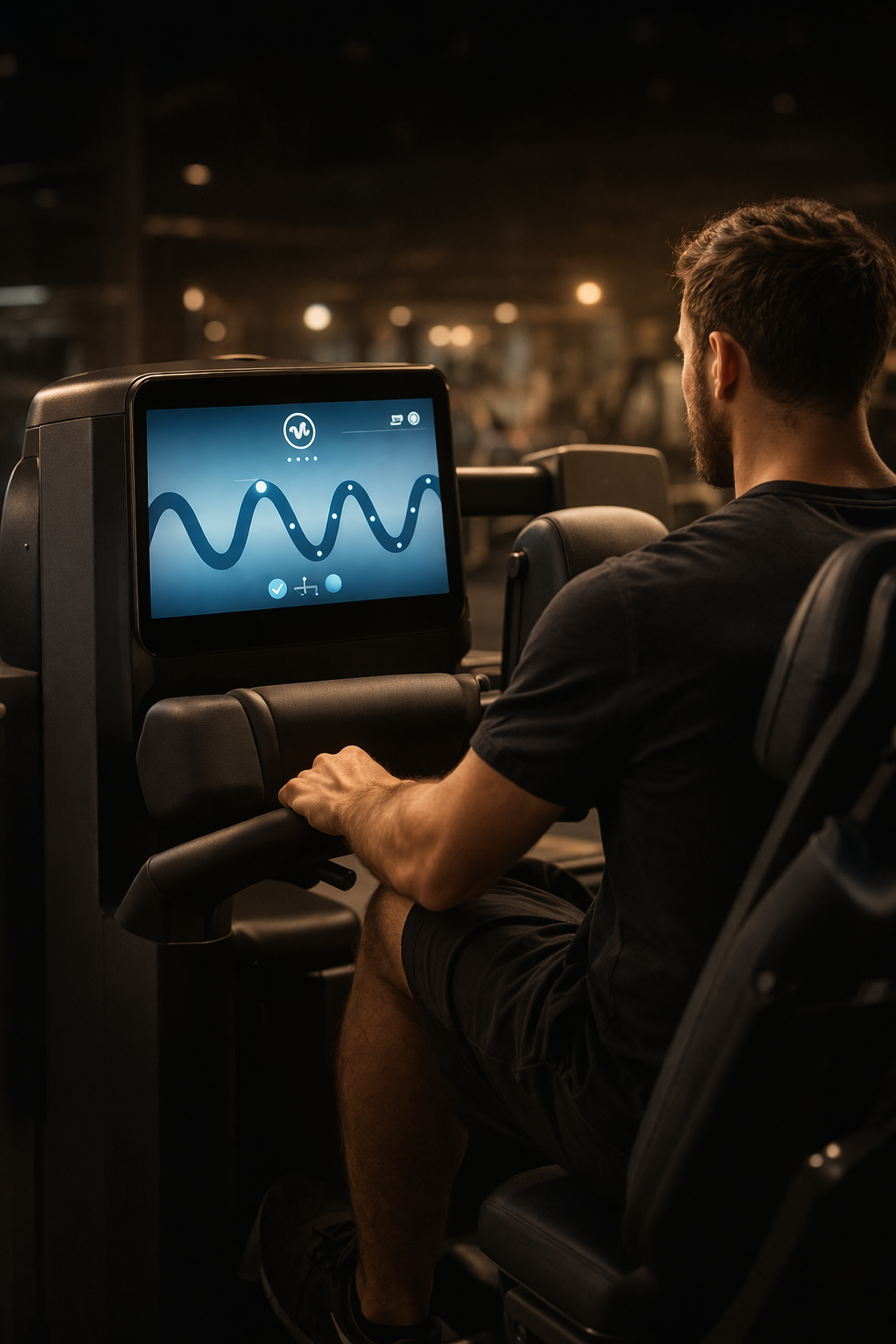 Volg het circuit met Virtual Coach begeleiding